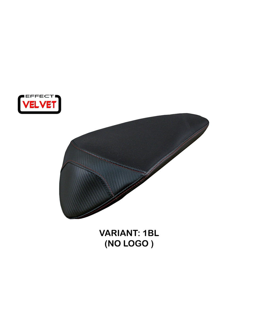 Tappezzeria Italia Passenger Seat Cover for 2011-2020 Aprilia Tuono V4 - Velvet