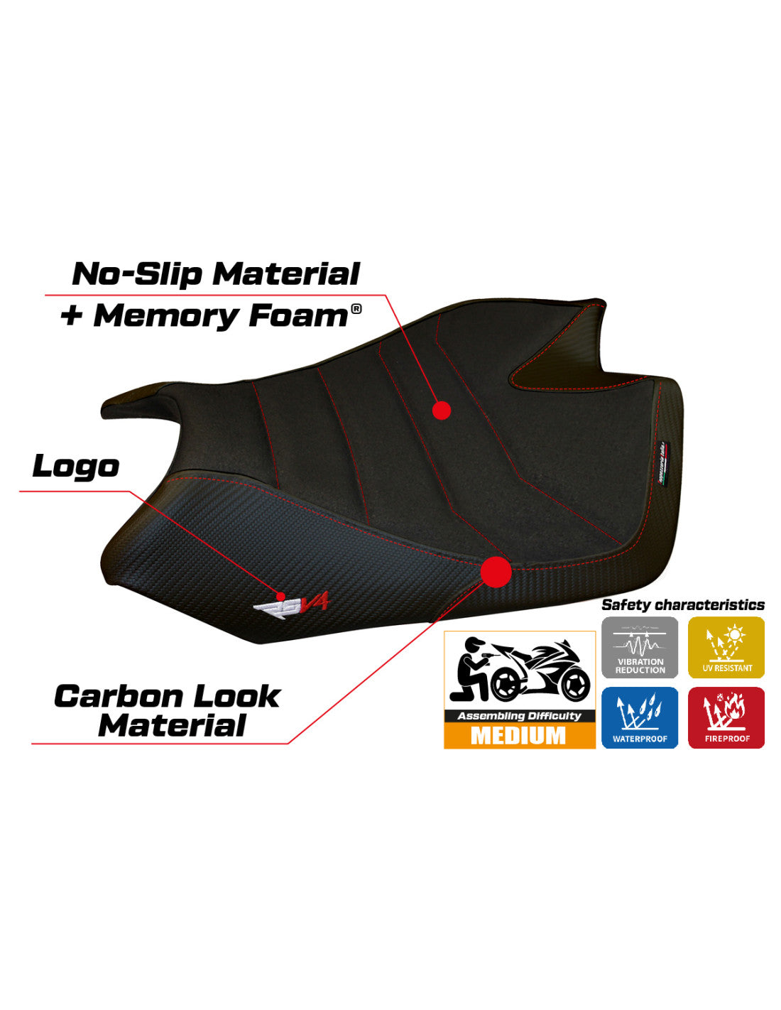 Tappezzeria Italia Seat Cover - Ultragrip - Comfort System