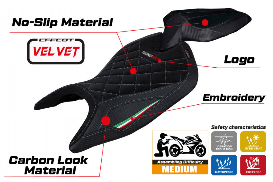 Tappezzeria Italia Seat Cover - Velvet