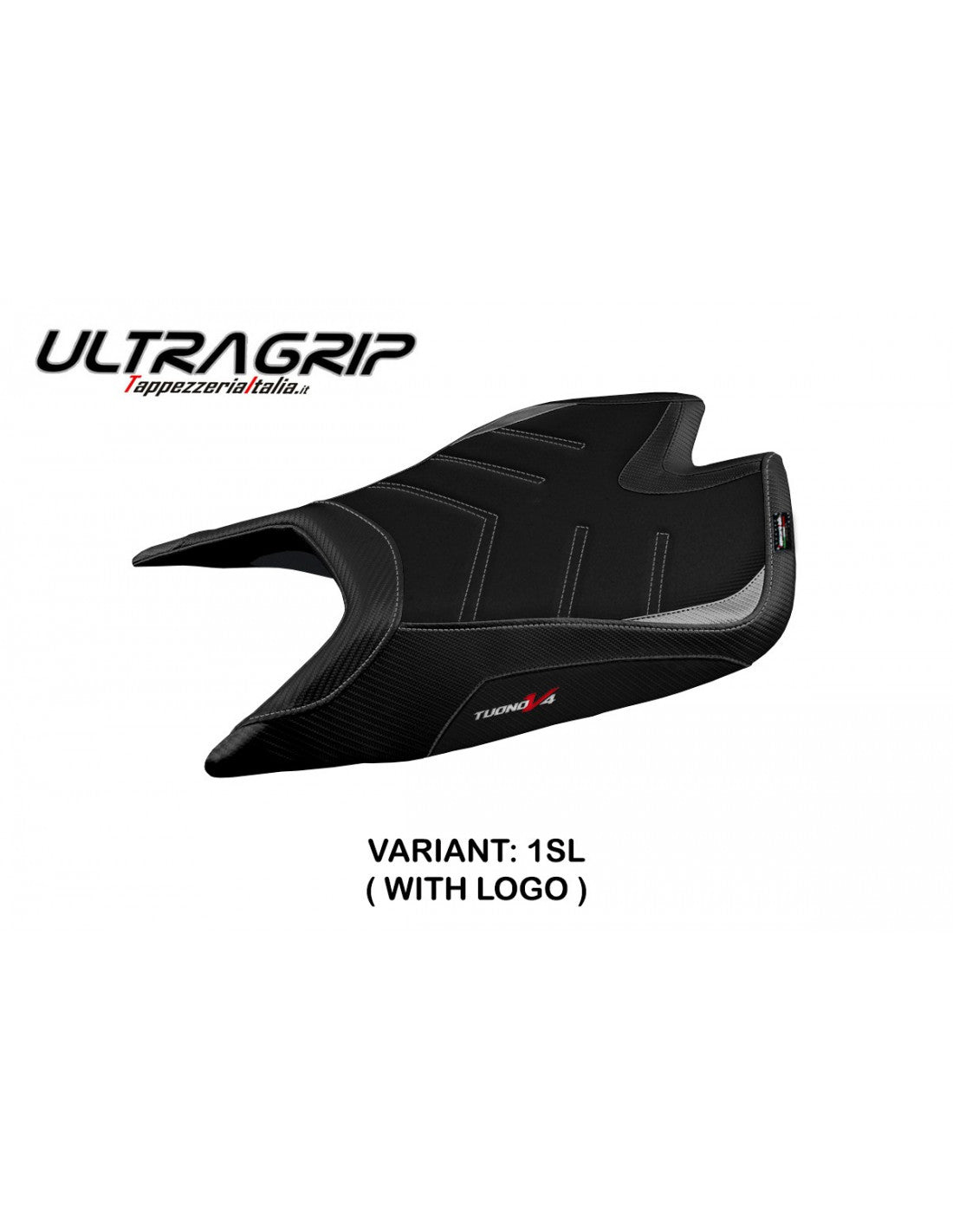 Tappezzeria Italia Seat Cover for 2021-2024 Aprilia Tuono V4 1100 Factory - Ultragrip