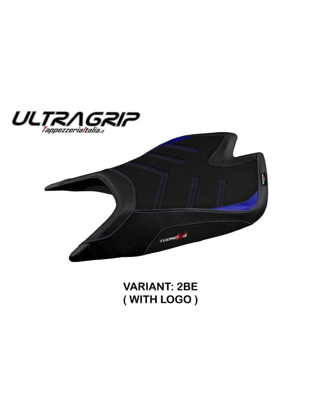Tappezzeria Italia Seat Cover for 2021-2024 Aprilia Tuono V4 1100 Factory - Ultragrip