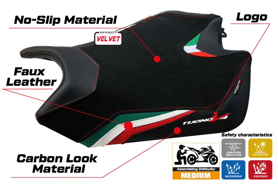 Tappezzeria Italia Seat Cover - Velvet
