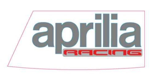 OEM Aprilia LH Fuel Tank Decal Aprilia Racing