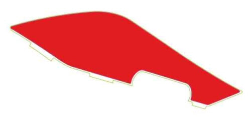 OEM Aprilia RH Rear Fairing Lo. Decal