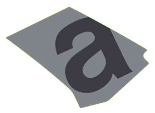 OEM Aprilia LH Mid Fairing Decal "a"