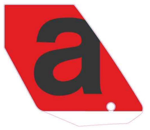 OEM Aprilia LH Mid Fairing Decal "A"