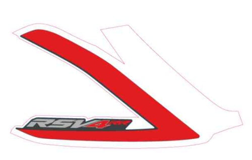 OEM Aprilia RH Rear Fairing Decal