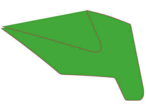 OEM Aprilia RH Lo. Fairing Decal - Green