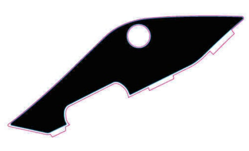 OEM Aprilia LH Rear Fairing Lo. Decal