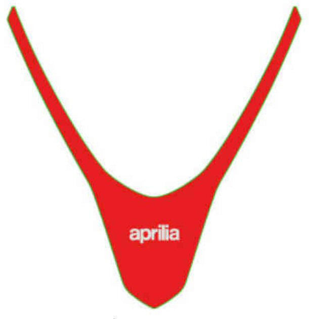 OEM Aprilia Front Fairing Decal