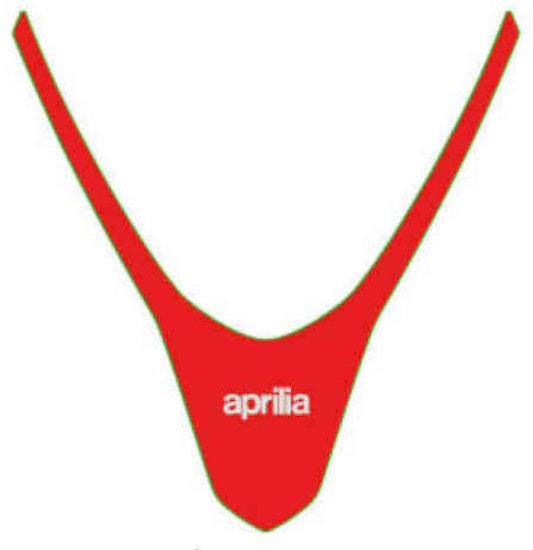 OEM Aprilia Front Fairing Decal