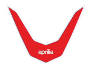 OEM Aprilia Front Fairing Decal