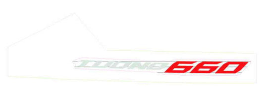OEM Aprilia Front Fairing Decal 'Tuono 660'