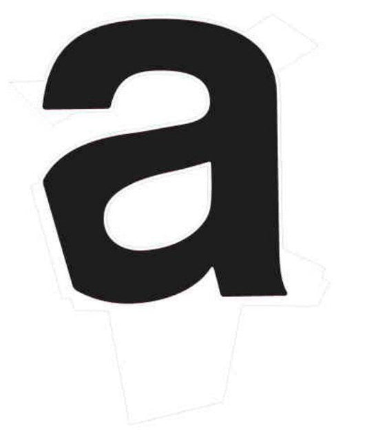 OEM Aprilia LH Mid Fairing Decal 'a'