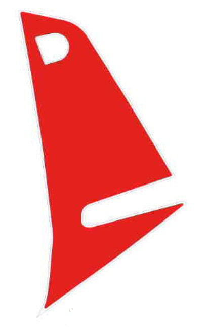 OEM Aprilia LH Lower Fairing Leading Edge Decal