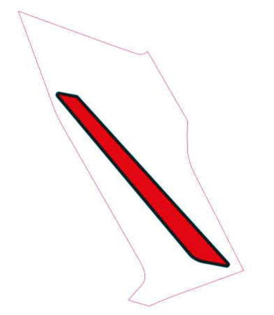 OEM Aprilia RH fairing chin spoiler decal