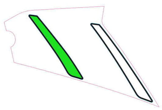 OEM Aprilia RH lower fairing decal Colour: Speed White