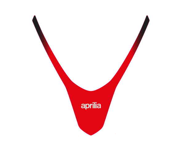 OEM Aprilia Front Fairing Number Holder Decal