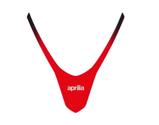 OEM Aprilia Front Fairing Number Holder Decal