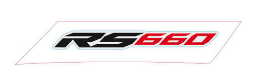 OEM Aprilia RH side fairing decal 'RS 660'