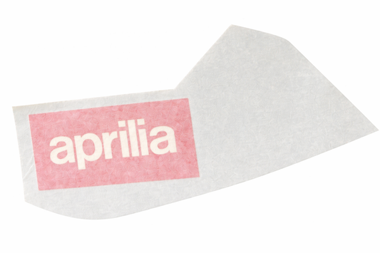 OEM Aprilia RH Fuel Tank Decal "aprilia"