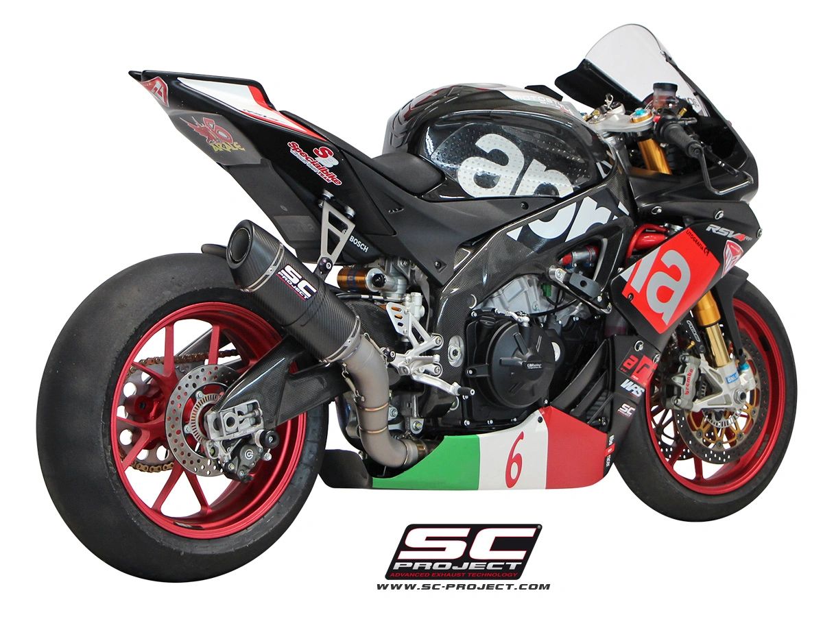 SC Project Oval Exhaust for 2015-2016 Aprilia RSV4