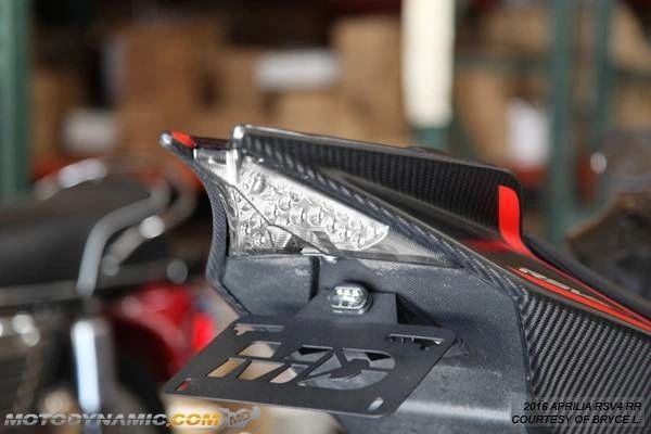 MotoDynamic Integrated LED Taillight for 2009-2020 Aprilia RSV4 & 2011-2020 Aprilia Tuono V4