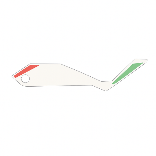 OEM Aprilia LH Lower Fairing Decal "Italia"