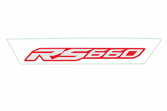 OEM Aprilia LH side fairing decal RS660