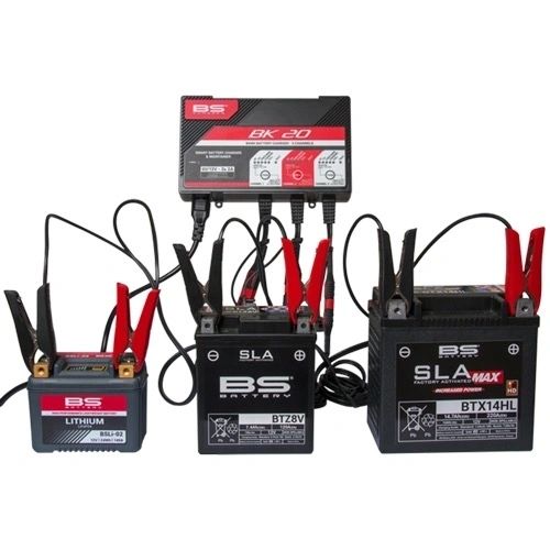 BS Battery BK 20 Triple Bank 2A Battery Charger / Maintainer