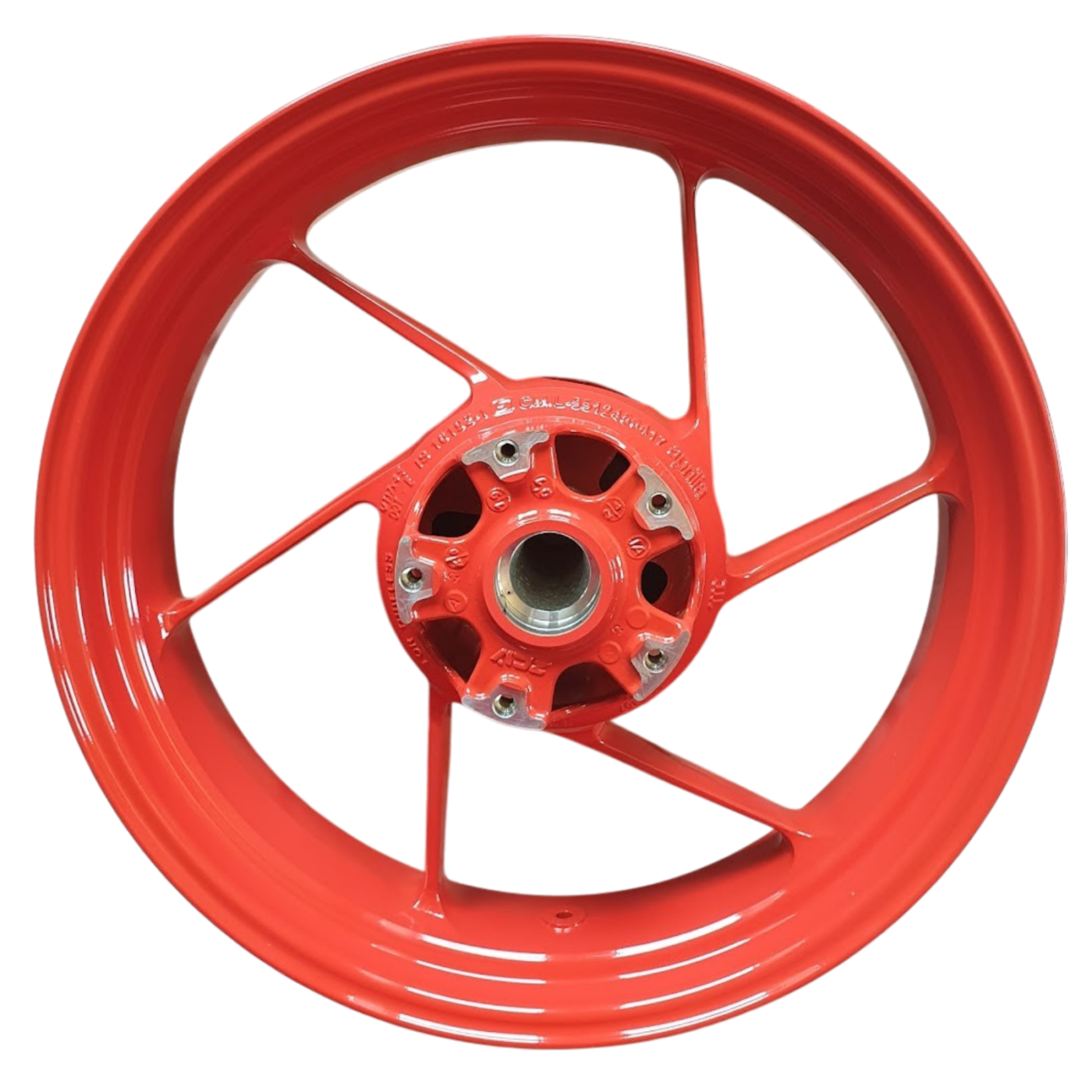 OEM Aprilia Rear Wheel 4.5x17 - Red