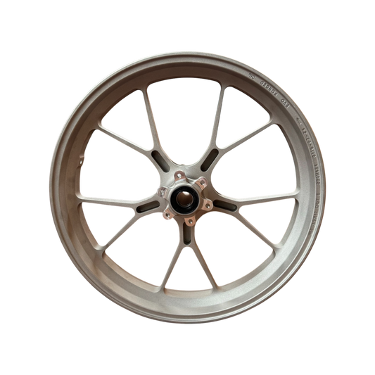 OEM Aprilia Forged Aluminum Front Wheel - Titanium Color