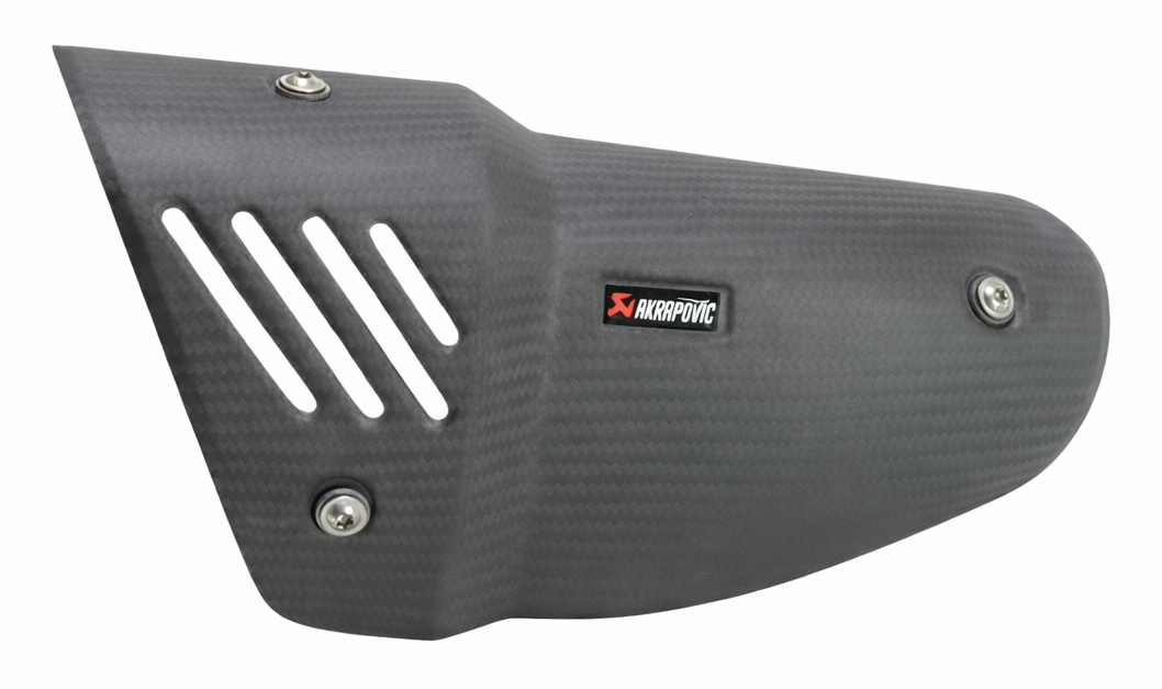 OEM Aprilia Carbon Fiber Muffler Protection - Akrapovic