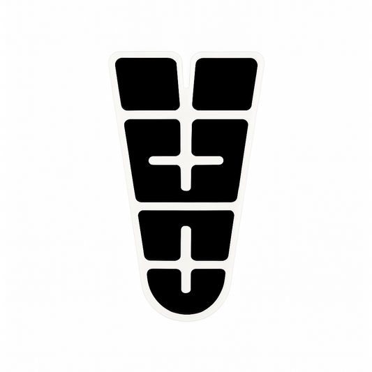 OEM Aprilia Tank Guard Decal - Deep Grey