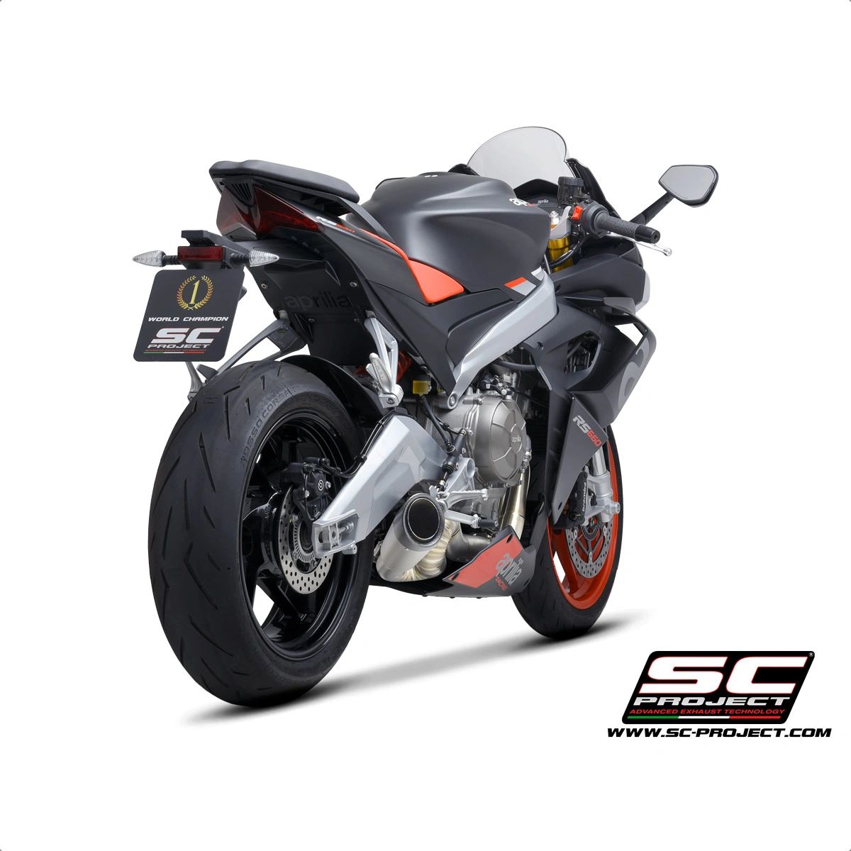 SC Project S1 Full Titanium Exhaust for Aprilia RS 660 & Aprilia Tuono 660