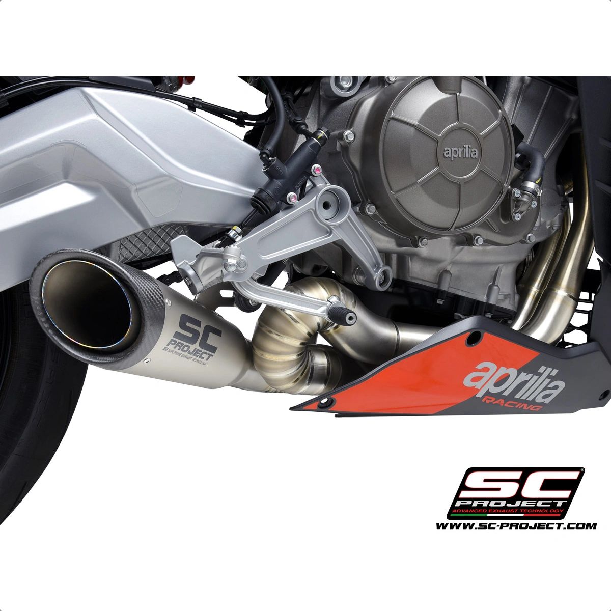 SC Project S1 Full Titanium Exhaust for Aprilia RS 660 & Aprilia Tuono 660