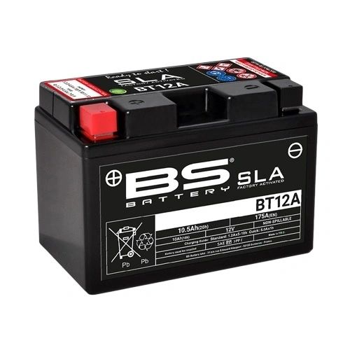 BS Battery BT12A Maintenance Free Battery for Aprilia