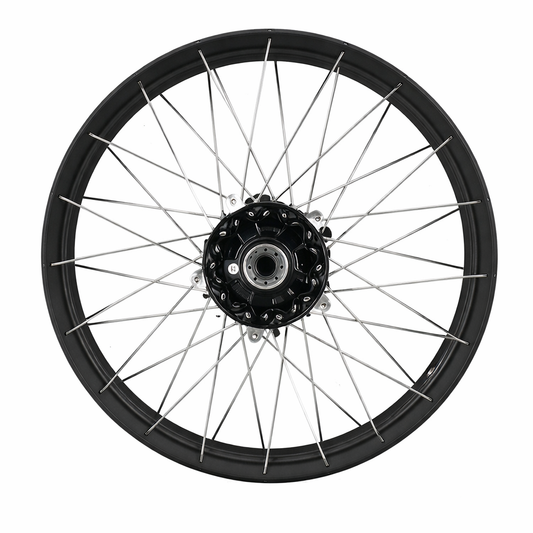 OEM Aprilia Front Wheel w/Bearings & Axle Seals - Black 2.15x21