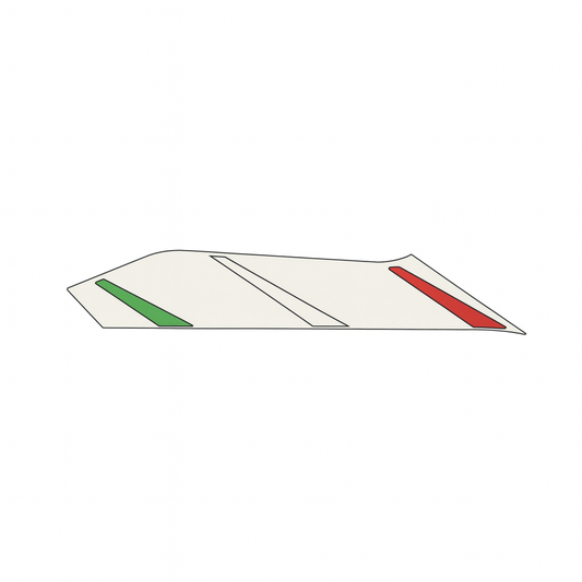 OEM Aprilia RH Lower Fairing Decal "italia" - Time Attack