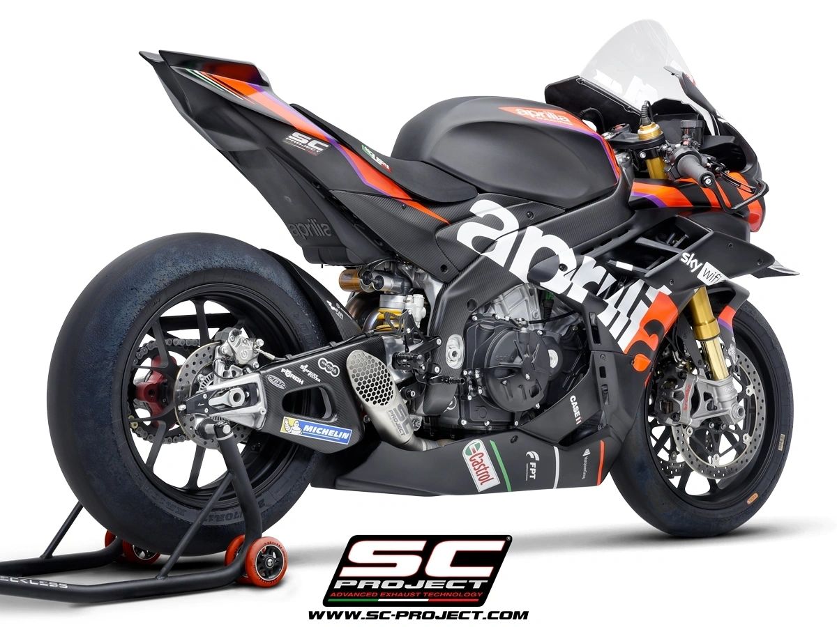 SC Project GP-22 Exhaust for 2021-2024 Aprilia RSV4 & 2021-2024 Aprilia Tuono V4