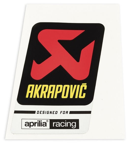 OEM Aprilia Akrapovic Decal - Euro