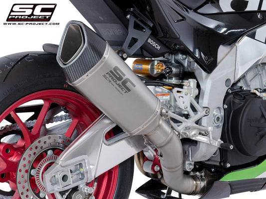 SC Project SC1-R Exhaust for 2017-2020 Aprilia RSV4 & 2017-2020 Aprilia Tuono V4