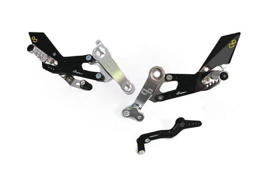 Lightech Rearsets - Fixed Footpegs for Aprilia RS 660 & Tuono 660