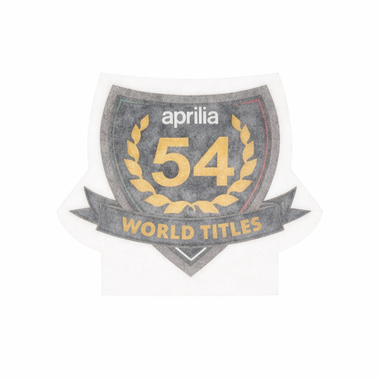 OEM Aprilia 54 World Titles Decal