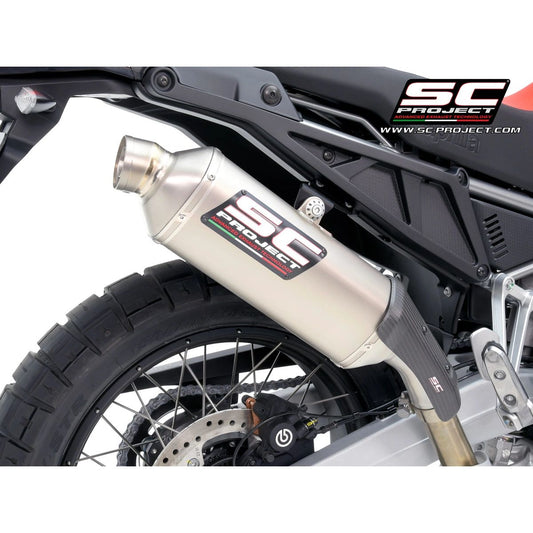 SC Project Rally Raid Exhaust for Aprilia Tuareg 660