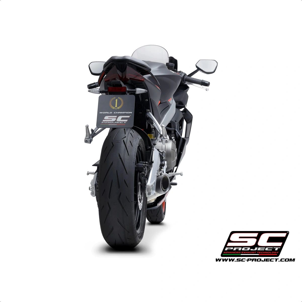 SC Project S1 Full Titanium Exhaust for Aprilia RS 660 & Aprilia Tuono 660