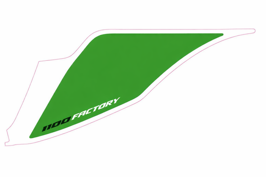 OEM Aprilia LH Rear Fairing Decal - Green