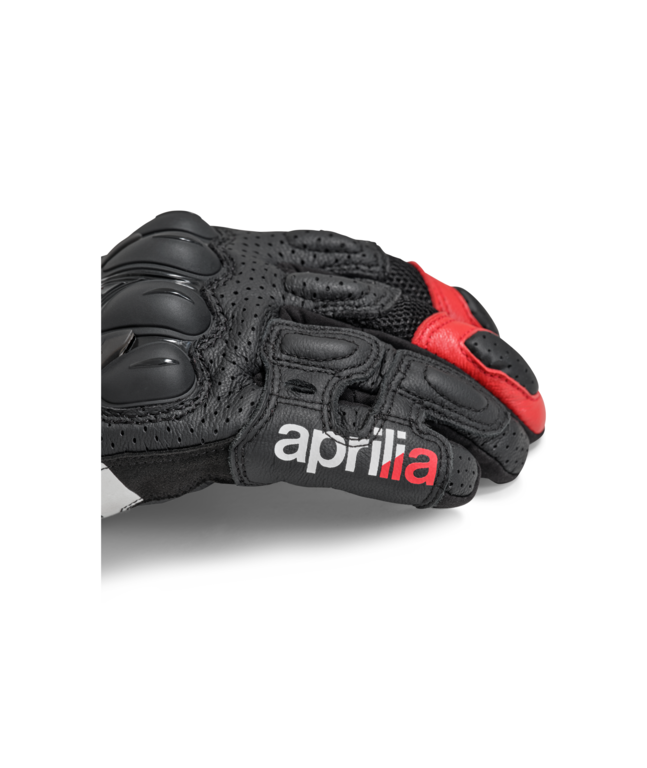 Aprilia Throttle Long Leather Gloves
