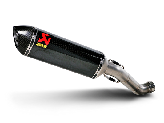 Akrapovic Carbon Fiber Slip-On Exhaust for 2009-2014 Aprilia RSV4 & 2011-2016 Aprilia Tuono V4