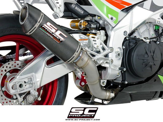 SC Project Race Oval Exhaust for 2017-2020 Aprilia RSV4 & 2017-2020 Aprilia Tuono V4